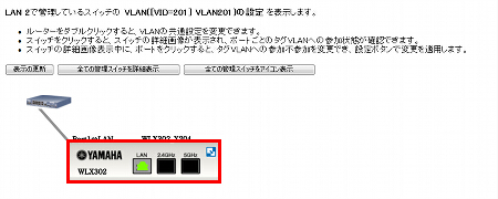 図 無線LANアクセスポイントを設定する 2
