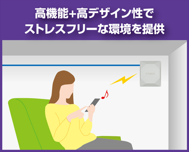高機能+高デザイン性でストレスフリーな環境を提供
