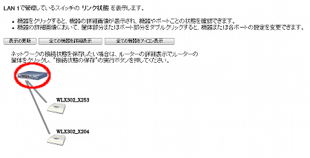 図 WLX302のIPアドレスを変更する 2