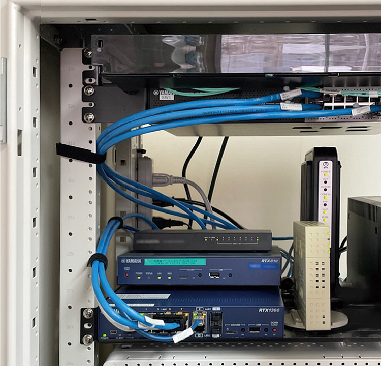 シルバーケア九頭竜におけるヤマハネットワーク製品の活用方法